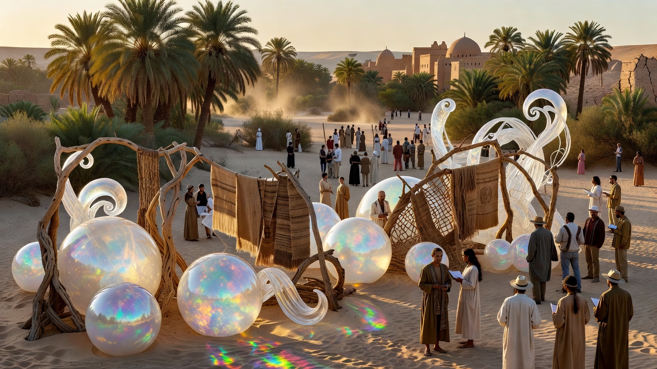 Hollowoasis Cultural Scene with Inopearl and Gladeport
